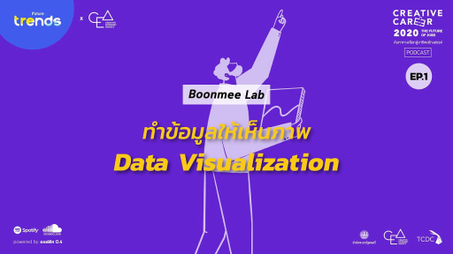CEA X FTPodcast EP.1 : ทำข้อมูลให้เห็นภาพ Data Visualization - Boonmee Lab